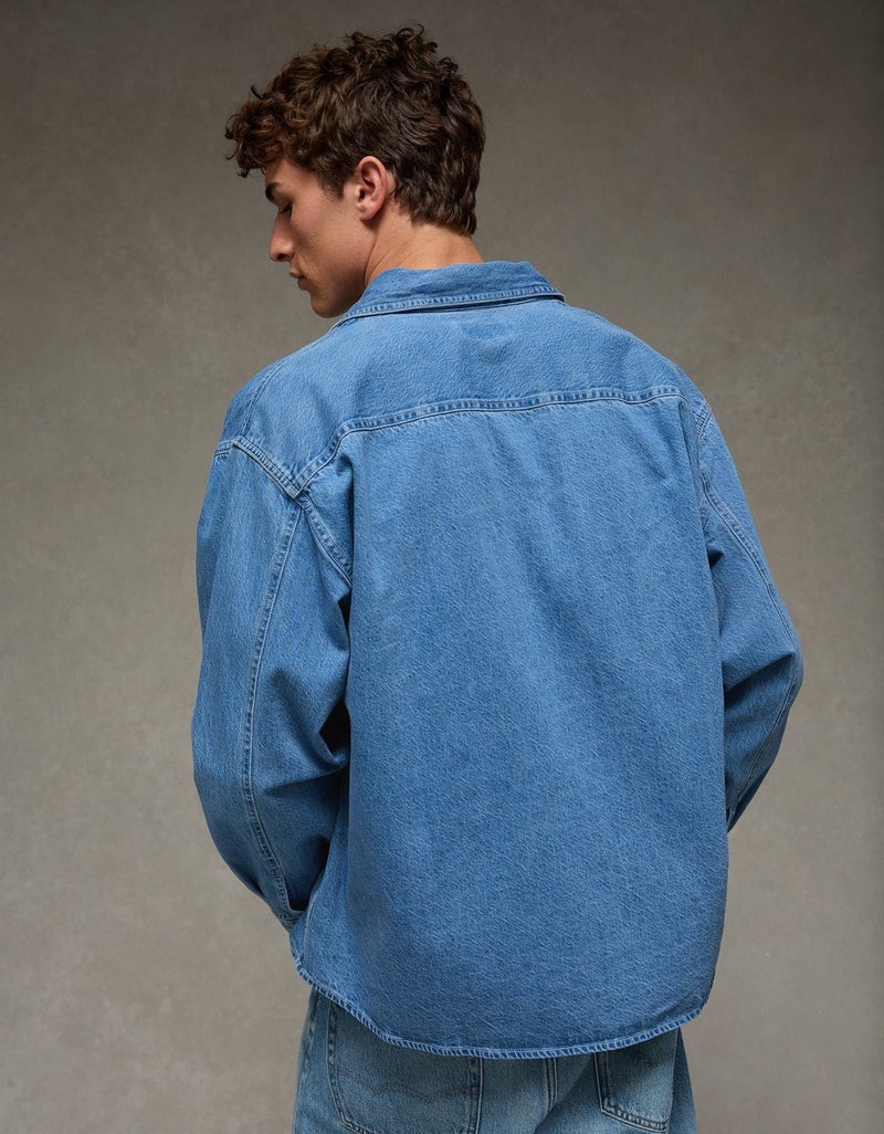 American Eagle AE Denim Workshirt - Image 2